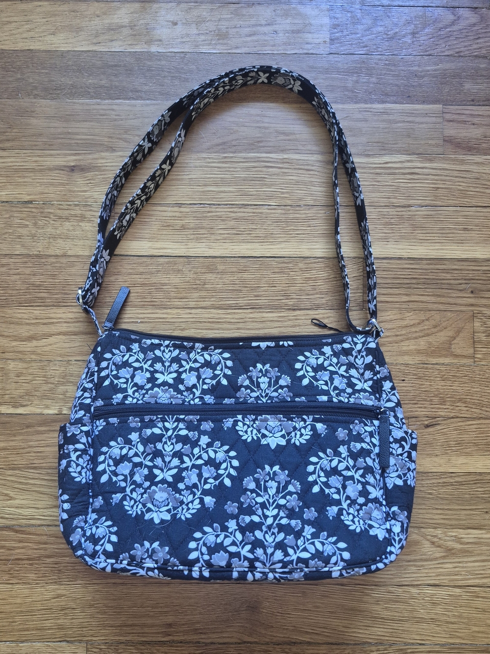 Vera Bradley Floral Quilted Crossbody Bag - Blue